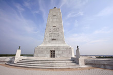 Wright Brothers Monument At Kitty Hawk, North Carolina