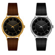 Vector realistic wristwatches. No meshes.