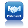 © HowLettery Studio - Bouton PARTENARIAT (poignée de mains clients hommes d’affaires)