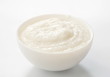 rice porridge in white bowl