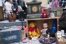 Doll And Toy On Street Market In London