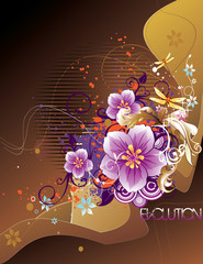 flower illustration vector