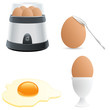 Frühstücksei Icon-Set