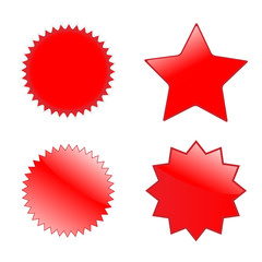 Set of buttons