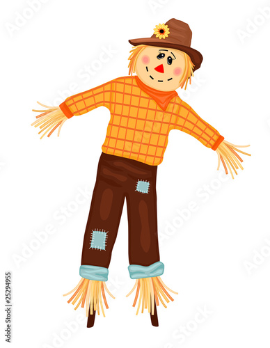 Fotomural Cute Scarecrow - EPS AI 8, no effects, easy print