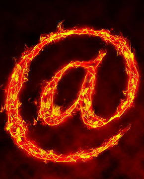 burning @