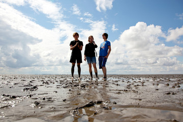 Poster - Wattwandern an der Nordsee 711