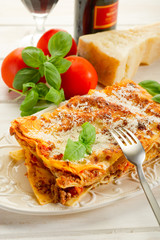 Canvas Print - lasagne