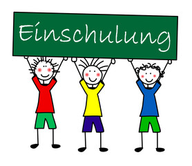 Wall Mural - Einschulung