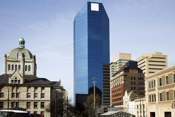 Wall Mural - Buildings in Lexington - old and new.