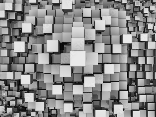 trojwymiarowy-wzor-szesciennych-blokow