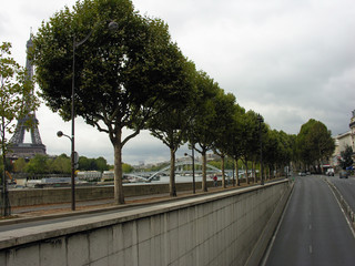 Sticker - View of Paris, France