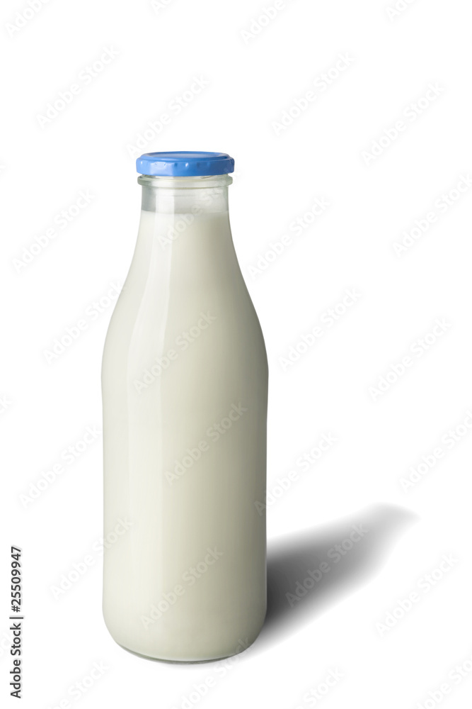 Milch Milchflasche Flasche Stock Photo