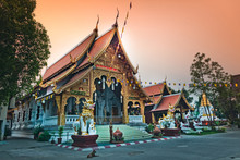 Wat Phra Singh Temple In Chiang Mai, Thailand