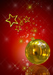 Ilustracion 3d con adornos de navidad, bolas de navidad