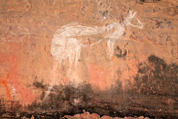 Wall Mural - Aboriginal rock art, Nourlangie, Kakadu N/P, Australia