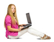 © JackF - girl sitting with notebook