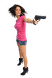 © PD-Images.com - hiar flip gun girl