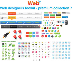 Wall Mural - Web designers toolkit - premium collection 7