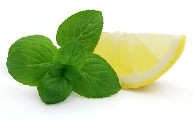 Wall Mural - Mint with juicy lemon