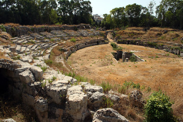 Wall Mural - Siracusa-Ancient amphitheater