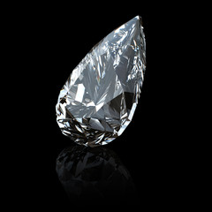 Gemstome shape of pear