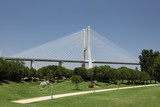 Vasco da Gama bridge in Lisbon, Portugal