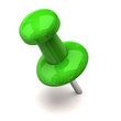 © valdis torms - Green thumbtack