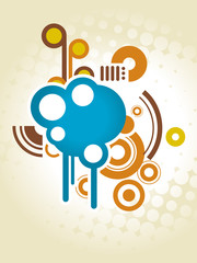 Wall Mural - abstract shapes design