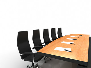 Wall Mural - conference table