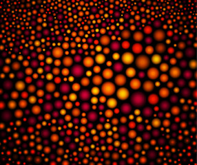 Poster - glowing vector background
