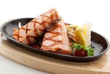 Wall Mural - Salmon Steak