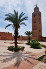 Canvas Print - La mosquée de la Koutoubia à Marrakech