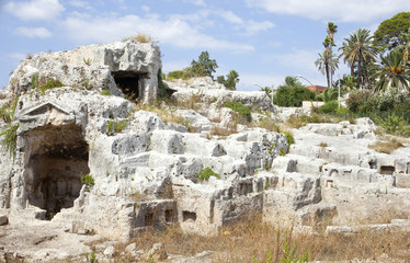 Wall Mural - Colombario romano, Neapolis di Siracusa