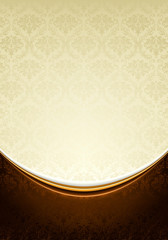 Poster - Luxury yellow and brown Background