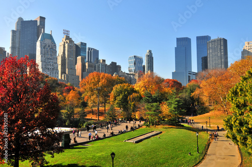 Fotomural Autumn in the Central Park & NYC.