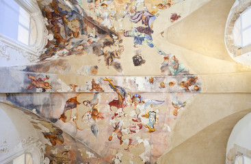  Affreschi sul soffitto dell'ex convento del ritiro, Siracusa