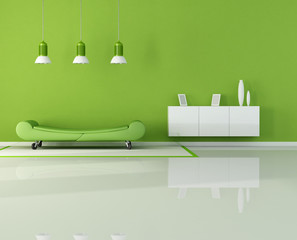 green living room