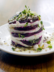 Sticker - Beet and feta appetizer