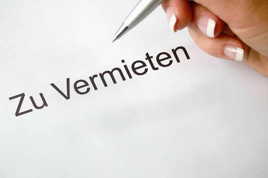 zu vermieten