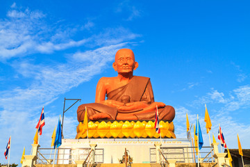 Thai buddha in thai temple,south of thailand