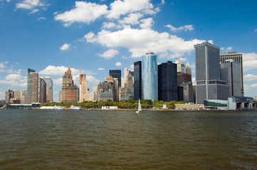  Lower Manhattan panorama in New York City