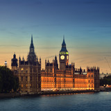 Fototapeta Londyn - Houses of Parliament, London.
