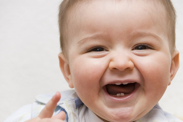 Una gran sonrisa.