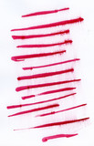 Fototapeta Koty - abstract watercolor background. red stripes.