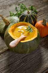 Canvas Print - pumpinks soup- zuppa di zucca