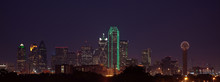 Dallas Skyline At Dusk