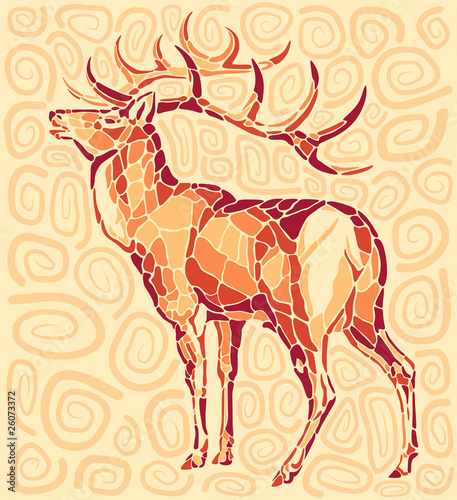 Naklejka dekoracyjna deer