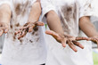 © JGI/Jamie Grill/Blend Images - Boys displaying their messy hands