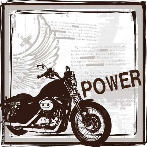 Dekoracja na wymiar  motocykl-motocykl-grafika-nadruku-roweru